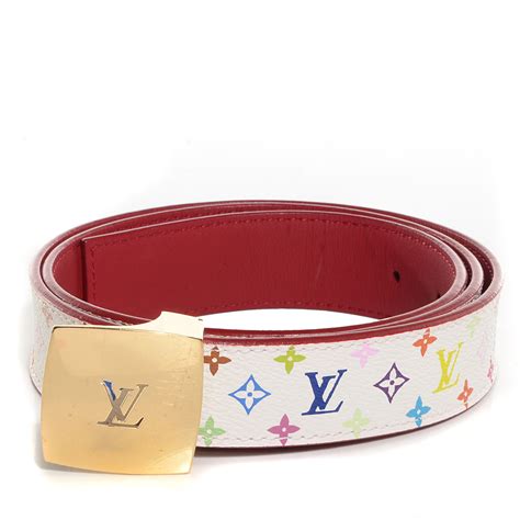 louis vuitton belt multicolor|louis vuitton belts women's.